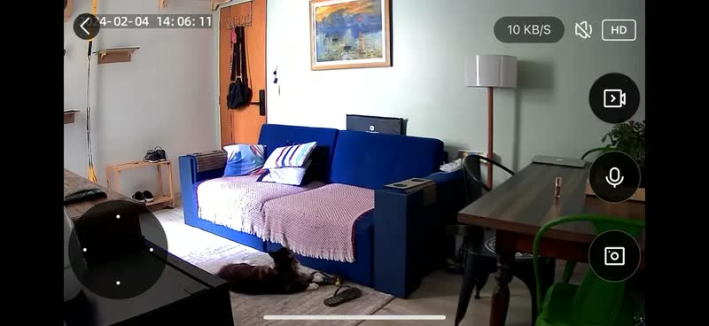 foto de Câmera Segurança Wifi Interna Inteligente Novadigital Full Hd Cs355-a Ptz 355° 1080p Onvif App Tuya Smart Life Alexa Google Visão Noturna Áudio Detecção Movimento Bivolt Branca