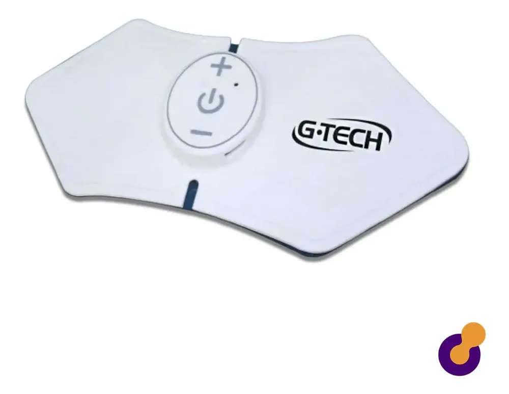 foto de G-Tech Eletroestimulador Massageador Tens Alivio Já Anvisa Cor Branco Bi
