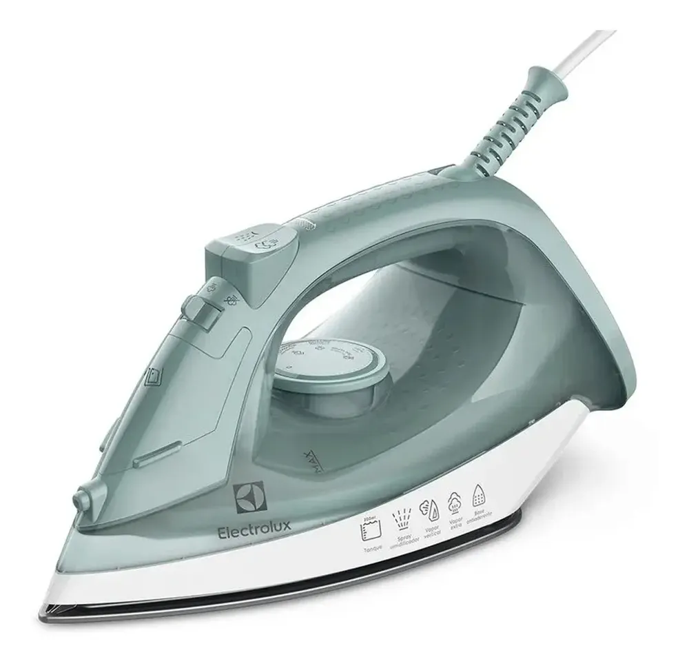 foto de Ferro de Passar Seco/Vapor Electrolux Efficient Base antiaderente Vapor Vertical Extra 1200W ESI11