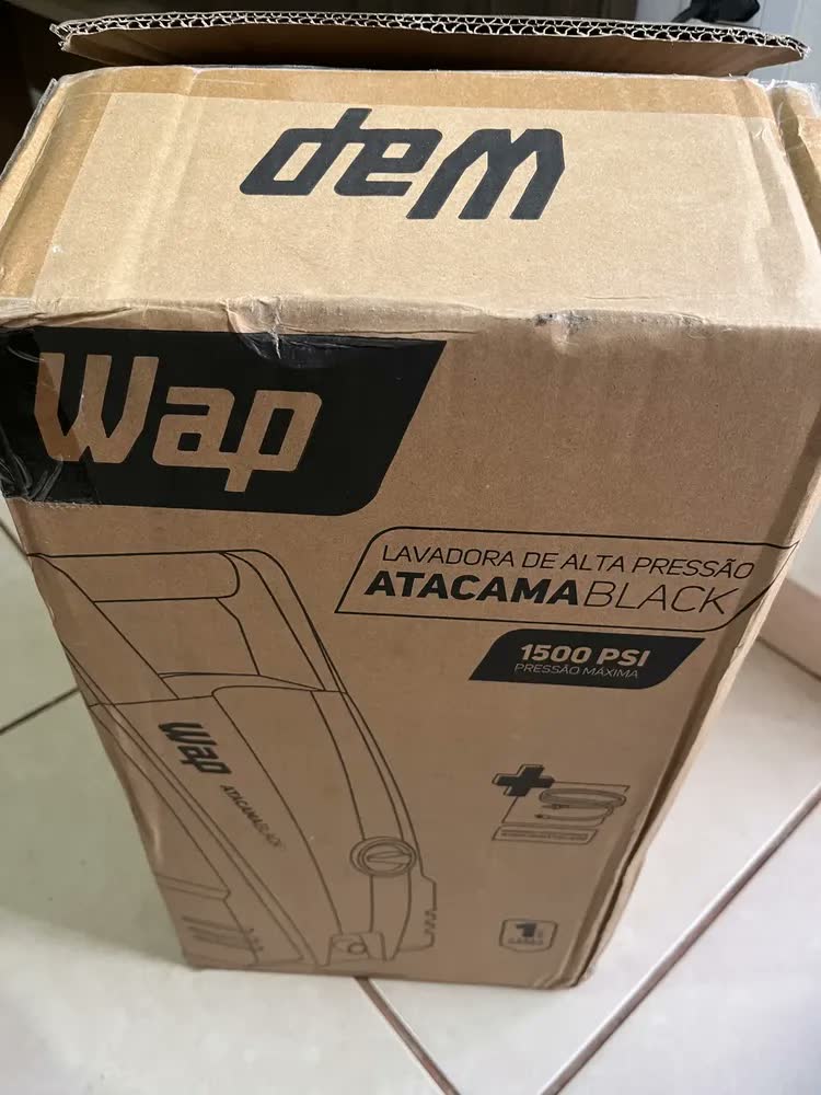 foto de Desobstruidora e Lavadora de Alta Pressão WAP Atacama Black Ultra 1400W 1500 PSI