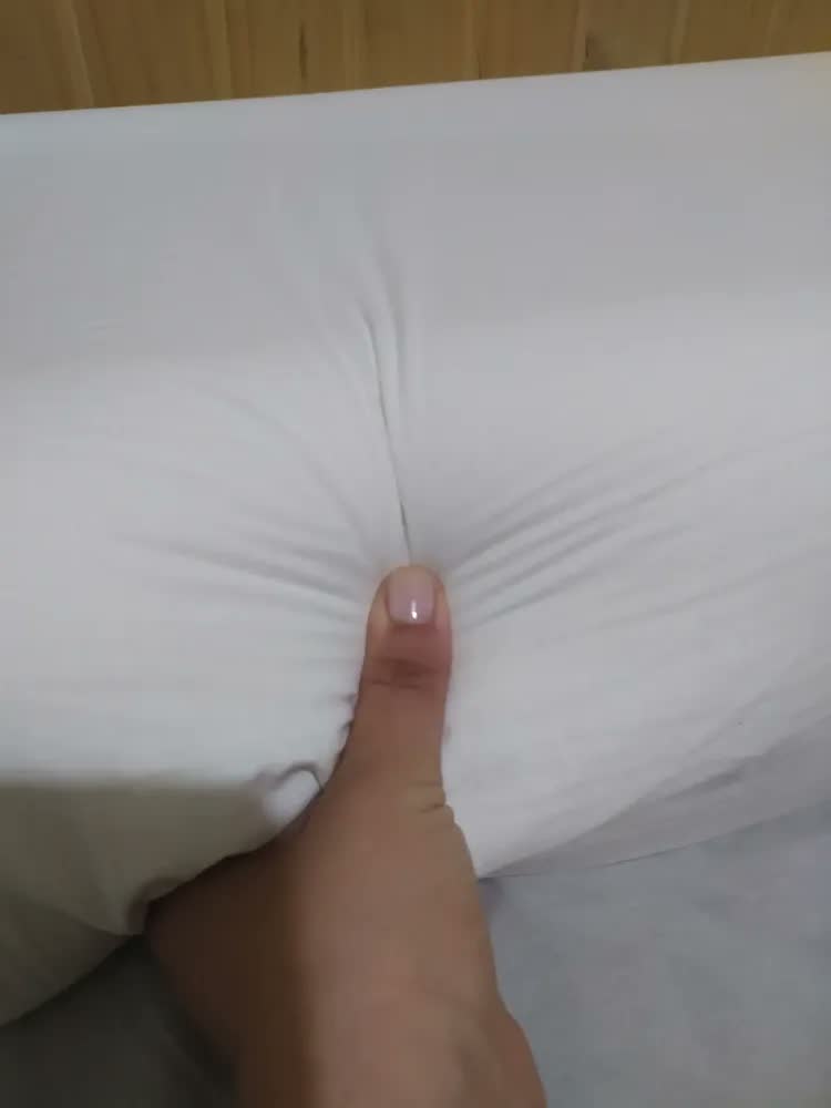 foto de Travesseiro Nasa Cervical capa repelente a líquidos com zíper alinhar a postura 200 Fios Viva Conforto