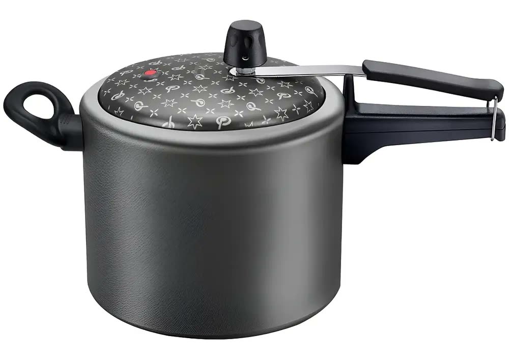 foto de Panela De Pressão 7,0 Litros Antiaderente Panelux Magnific Cor Cinza