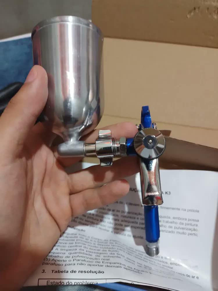 foto de Pistola De Pintura Mod Mini K3 Bico 0,5mm Wwsoldas