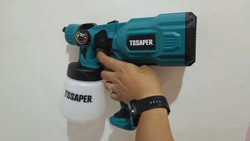 foto de Pistola De Pintura Elétrica Pulverizador Hvlp 550w Com 3 Bicos