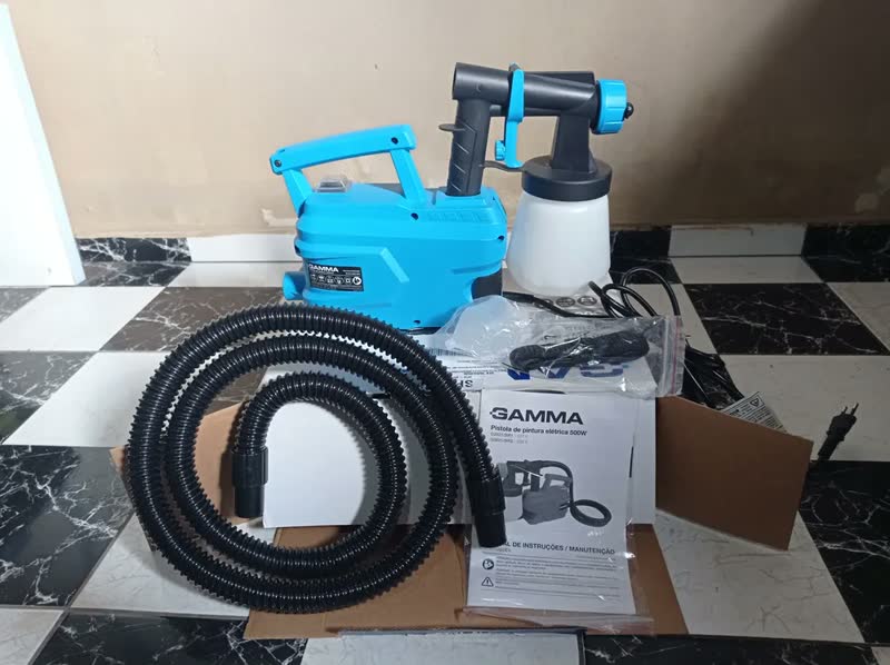 foto de Pistola De Pintura E Pulverizadora Elétrica 500w Gamma G2821
