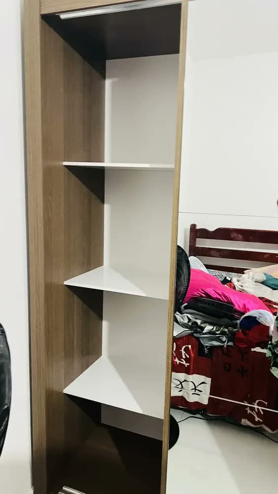 foto de Guarda Roupa Casal Madesa Mônaco 3 Portas Correr C/ Espelho