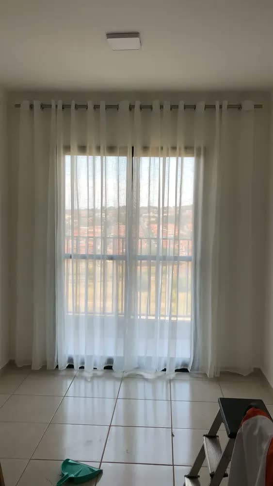 foto de Cortina Voil Gaze De Linho 6 Metros X 2,50m Esticado Flame