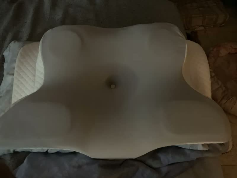 foto de Travesseiro Ergonômico De Espuma Viscoelástica Para Cervical