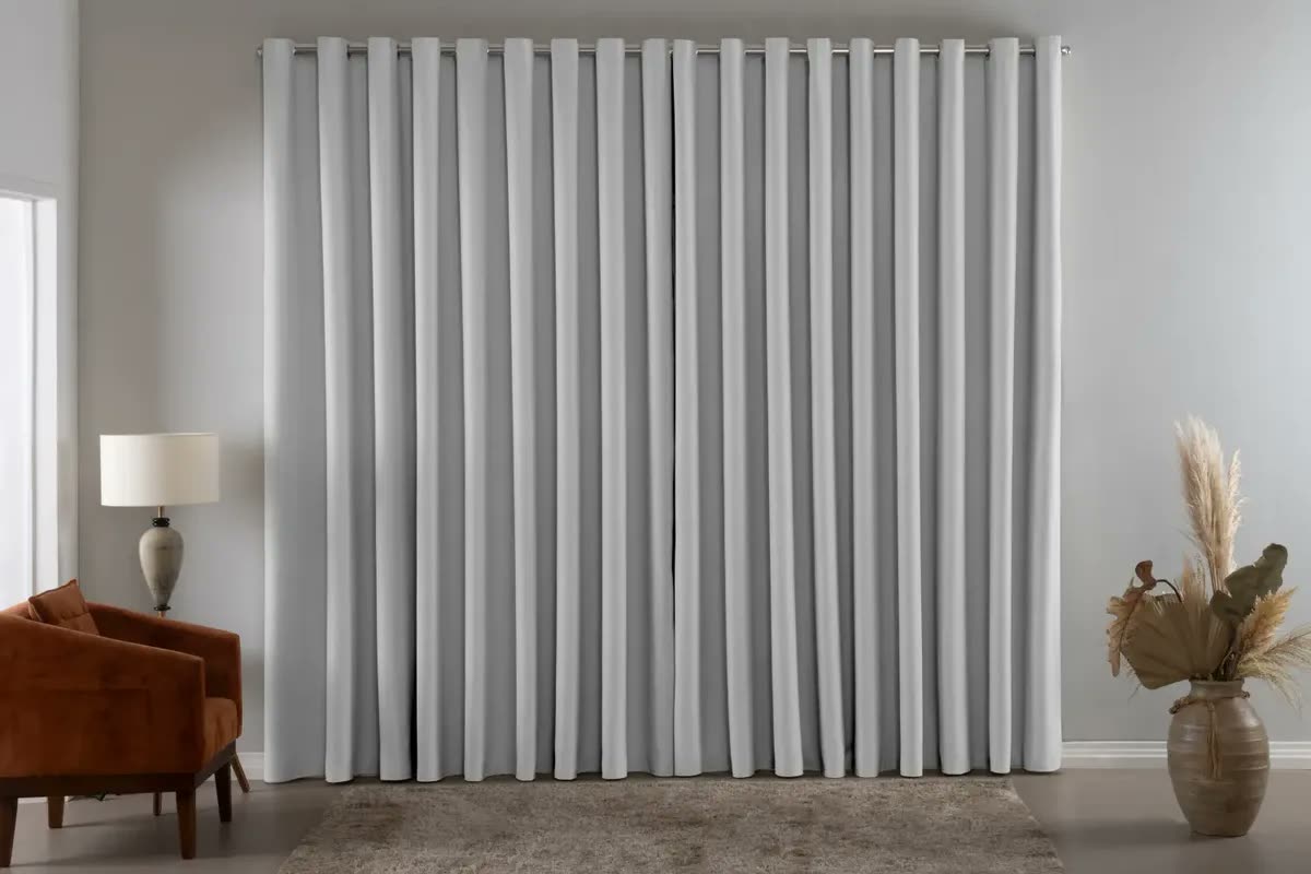 Cortina Blackout 3x2,5 Escurece Retém O Calor 100%