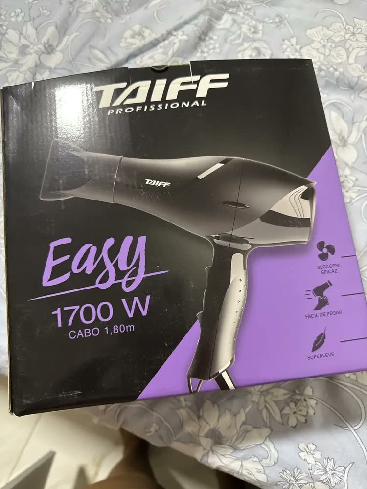 foto de Secador E Difusor Cachos Taiff Easy Motor Profissional 1700w