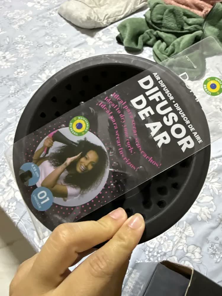 foto de Secador E Difusor Cachos Taiff Easy Motor Profissional 1700w