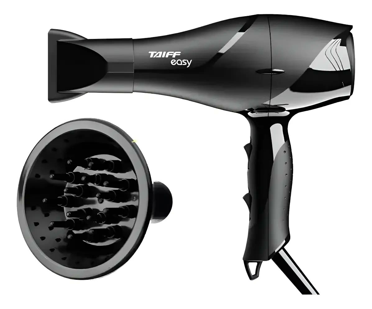 foto de Secador E Difusor Cachos Taiff Easy Motor Profissional 1700w