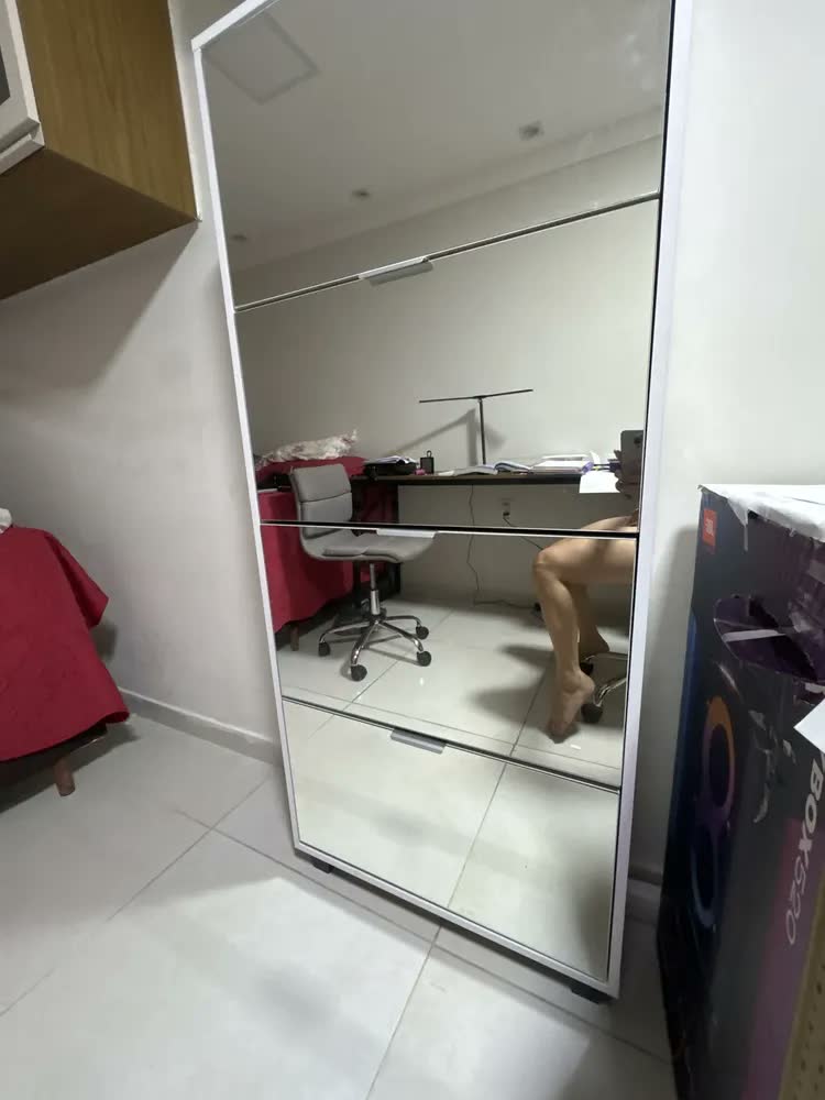 foto de Sapateira Pequim Quatro Portas Com Espelho Rede Móveis