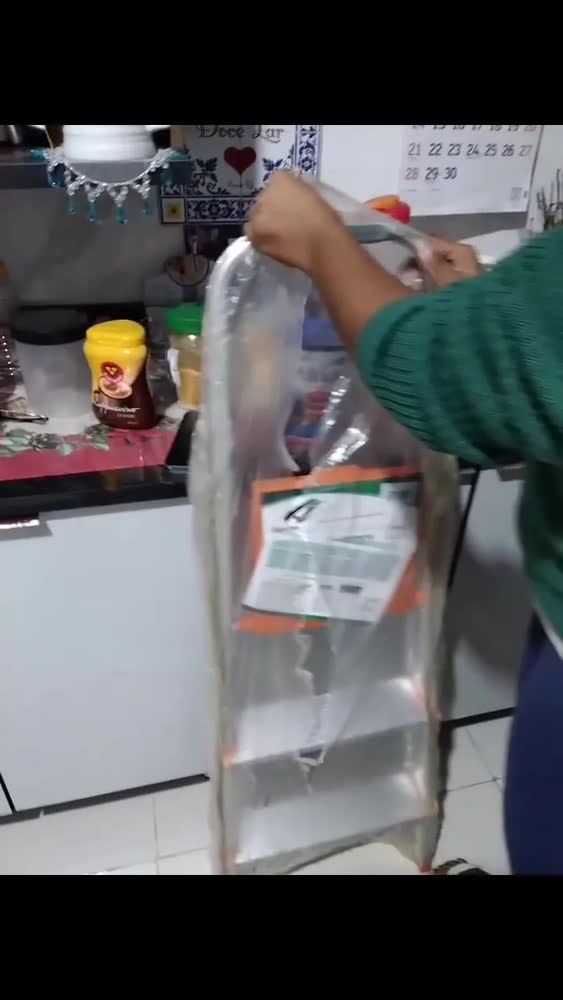 foto de Escada Agata 3 Degraus Alumínio Plataforma Antiderrapante
