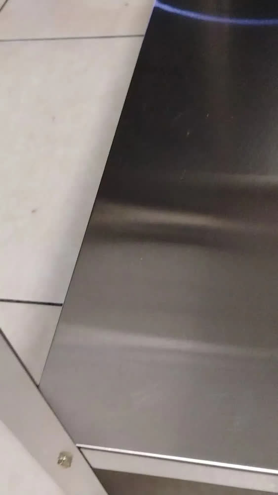 foto de Mesa Inox Prateleira Industrial Cozinha Escritório Reforçada