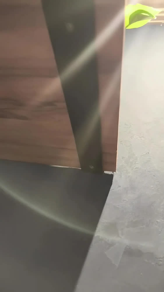 foto de 4 Mão Francesa Invertida 25cm Ferro Aço Suporte Preta