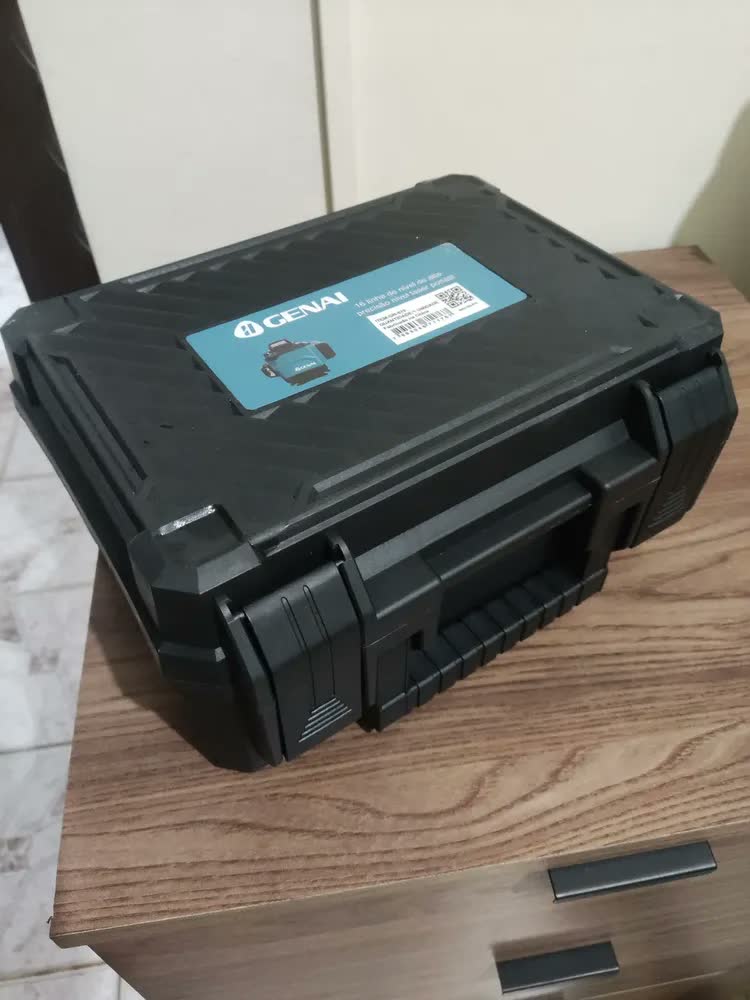 foto de Kit Nível Verde Laser 4d 16 Linhas Profissional Com Maleta