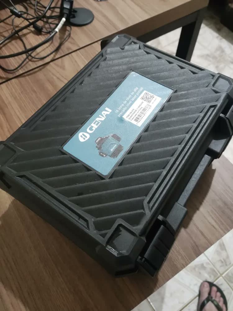 foto de Kit Nível Verde Laser 4d 16 Linhas Profissional Com Maleta