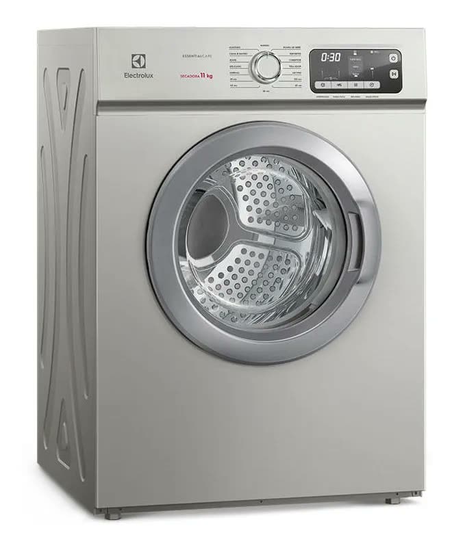 Secadora de Roupas Electrolux 11Kg Cor Inox Essential Care com Função Antirrugas STH11