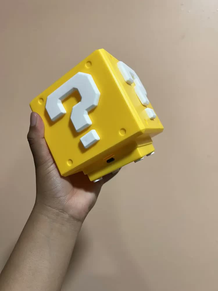 foto de Lámpara Nocturna Bloque Pregunta Con Sonido Usb
