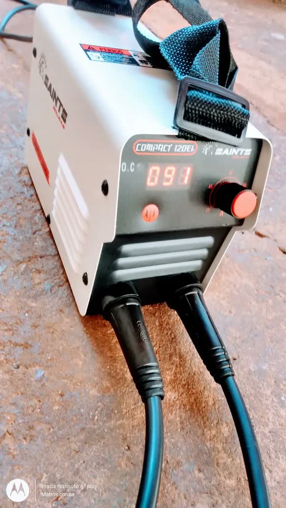 foto de Máquina De Solda Elétrica Inversora Bv Saints Compact 120el Cor Branco