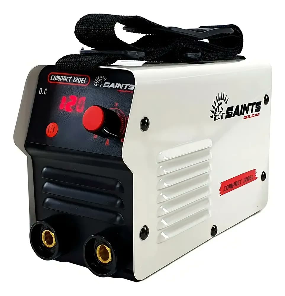 Máquina De Solda Elétrica Inversora Bv Saints Compact 120el Cor Branco