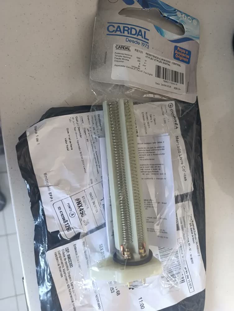 foto de Resistência Aquecedor Elétrico Cardal 8.2KW