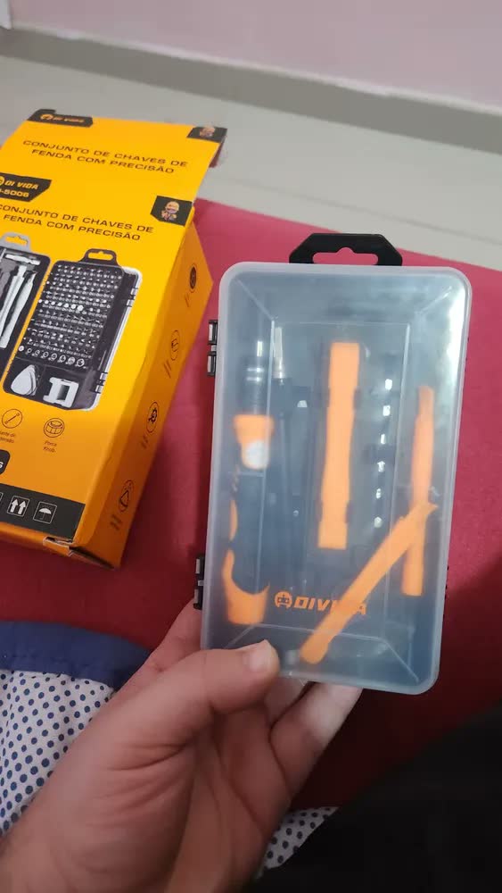 foto de Kit Jogo Chaves De Fenda Precisão Magnético 115 Peças