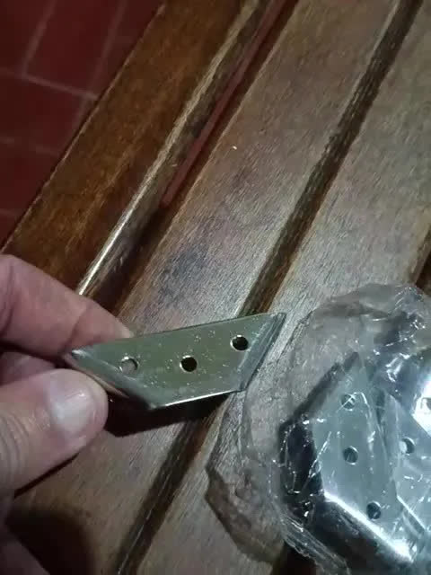 foto de Conector De Canto Para Móveis Universal Forte 10 Peças Aço