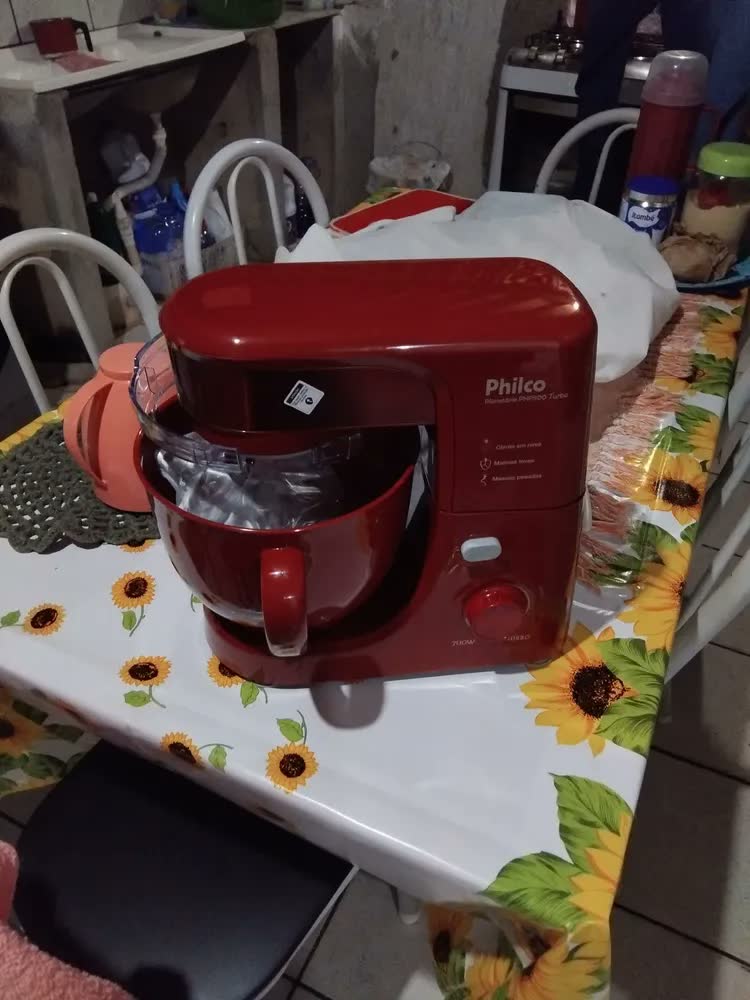 foto de Batedeira Planetária 12 Veloc Php500 500w Preta Philco