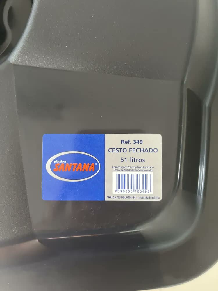 foto de Cesto Quadrado 50L com Tampa e Alça – Multiuso para Roupa Suja,Lixo, Água,Lavanderia, Banheiro,Área de Serviço,Organizador,Recipiente,Armazenamento Doméstico