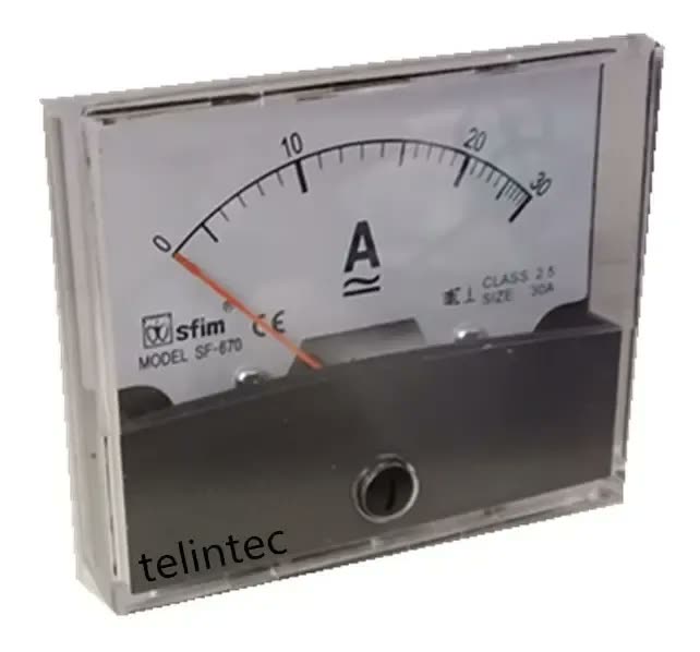 Amperimetro Analogico   Ac / Dc 30a   Sf670