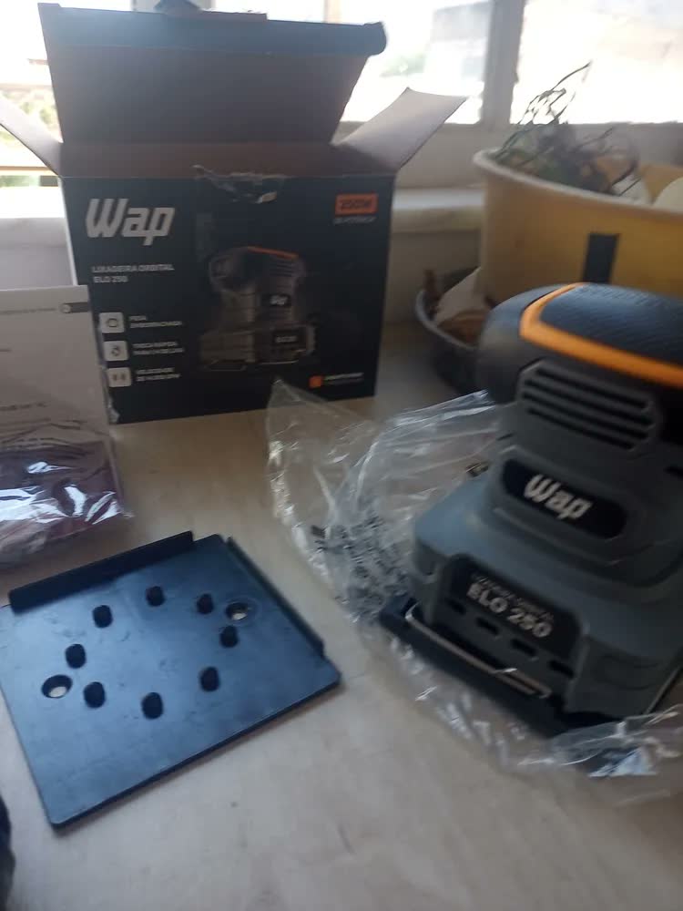 foto de Lixadeira Orbital ELO 250 FW008918 Cinza, Amarelo e Preto Wap 127V