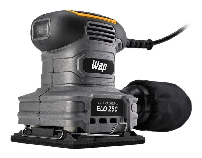 Lixadeira Orbital ELO 250 FW008918 Cinza, Amarelo e Preto Wap 127V