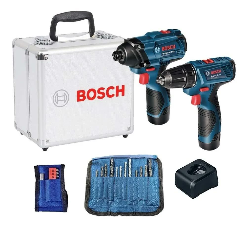 foto de Kit Bosch Parafusadeira e Chave Impacto GSR120-LI + GDR120-LI 23AC