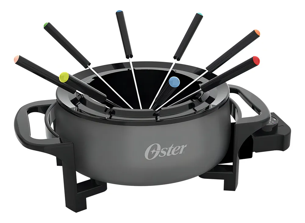 foto de Panela Elétrica Oster Para Fondue, 4 Temperaturas, Cor Cinza