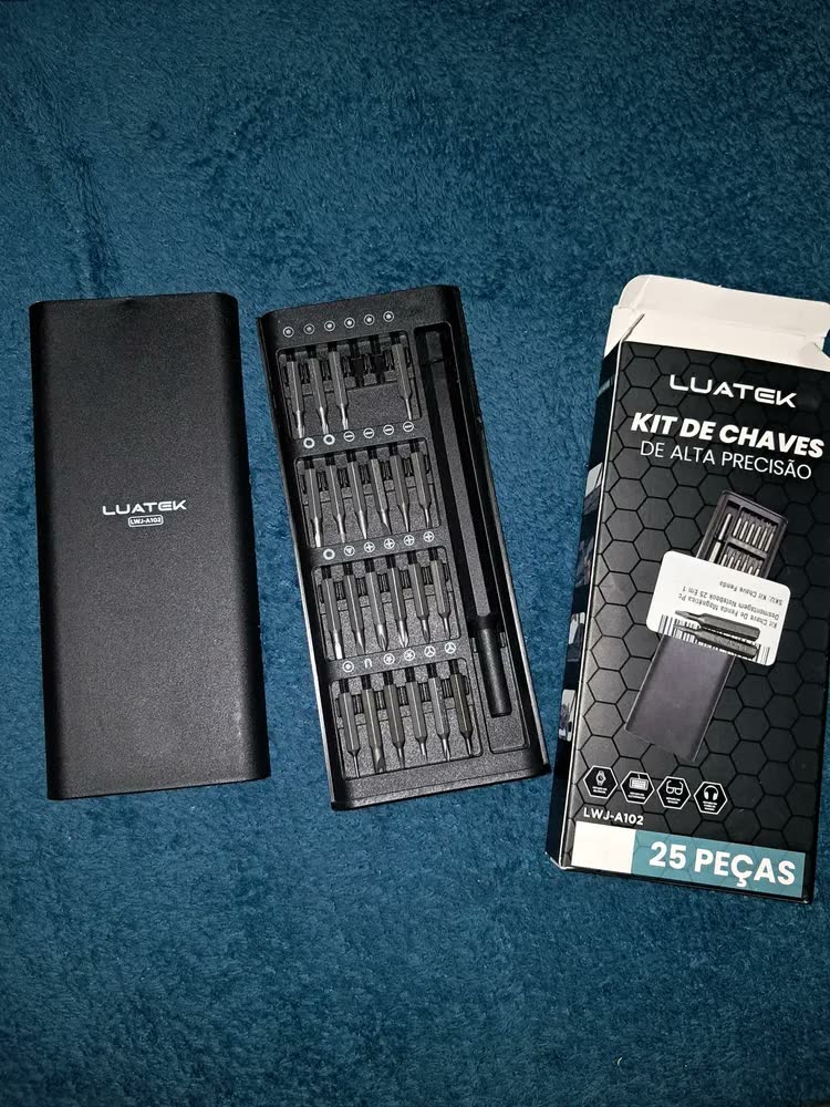 foto de Kit Chave De Fenda Magnética Pc Desmontagem Notebook 25 Em 1