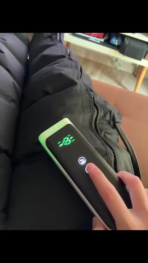 foto de Massageador De Pernas Com 3 Modos Air E Controle De Toque ..
