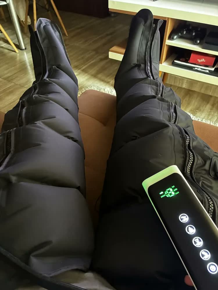 foto de Massageador De Pernas Com 3 Modos Air E Controle De Toque ..