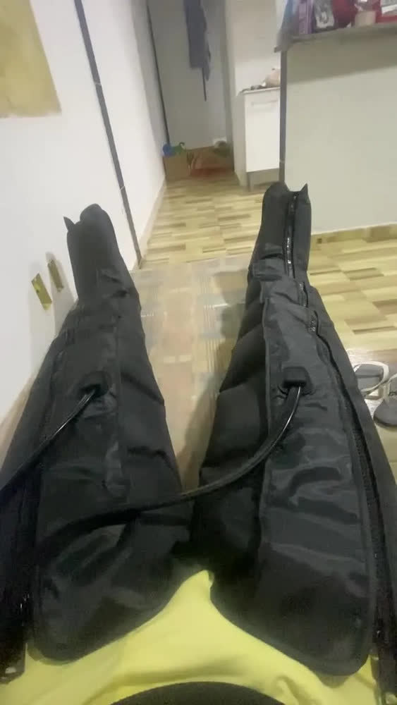 foto de Massageador De Pernas Com 3 Modos Air E Controle De Toque ..
