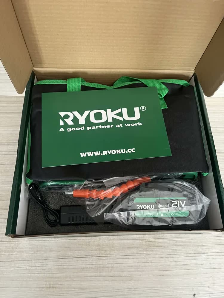 foto de Kit 2 Furadeira E Parafusadeira De Impacto Brushless Ryoku