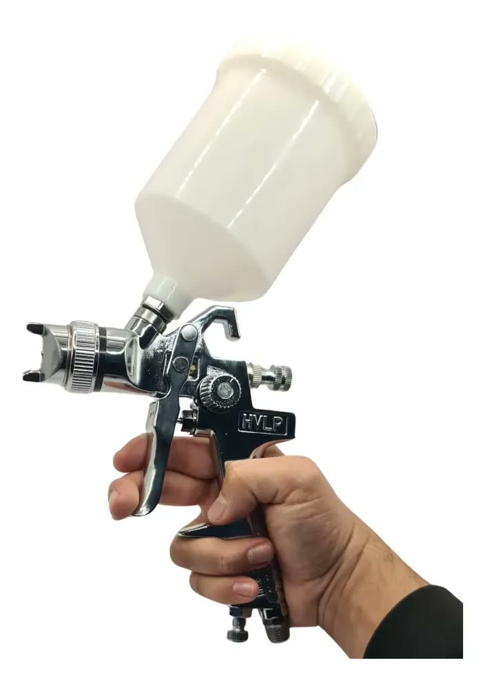 Pistola De Pintura Automotiva Profissional Bico 1.4mm 600ml
