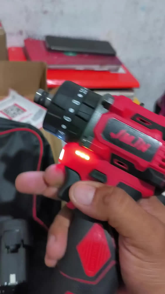 foto de Kit Parafusadeira Furadeira Chave Impacto Profissional