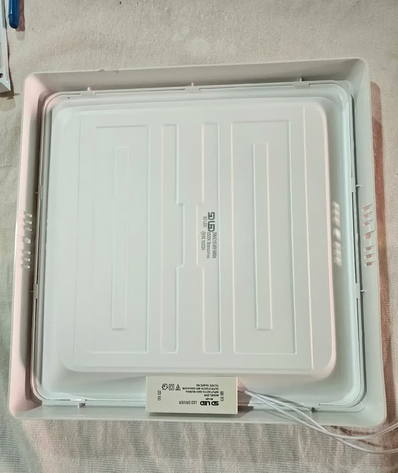 foto de Kit 2 Plafon LED Quadrado RY 25W Sobrepor Branco Frio Teto