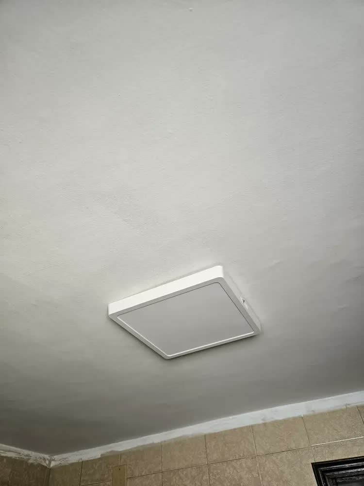 foto de Kit 2 Plafon LED Quadrado RY 25W Sobrepor Branco Frio Teto
