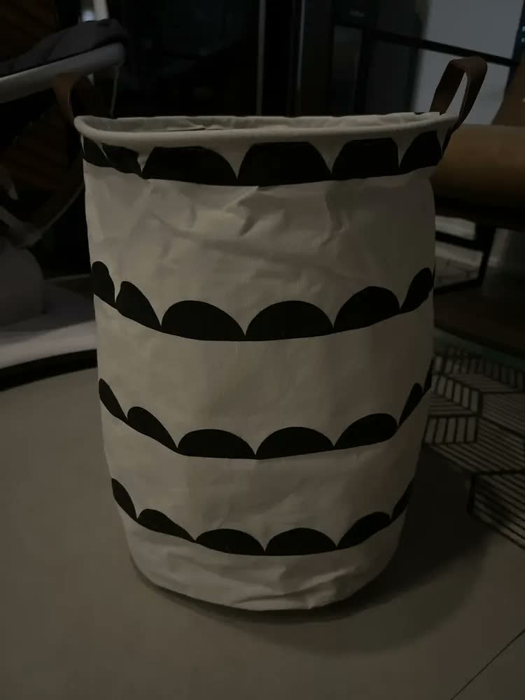 foto de Cesto Organizador Infantil Brinquedo Roupa Suja Dobrável 40l