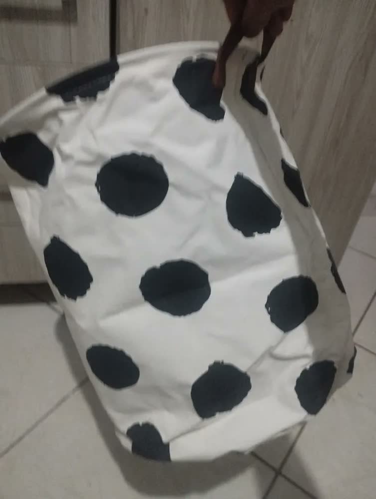 foto de Cesto Organizador Infantil Brinquedo Roupa Suja Dobrável 40l
