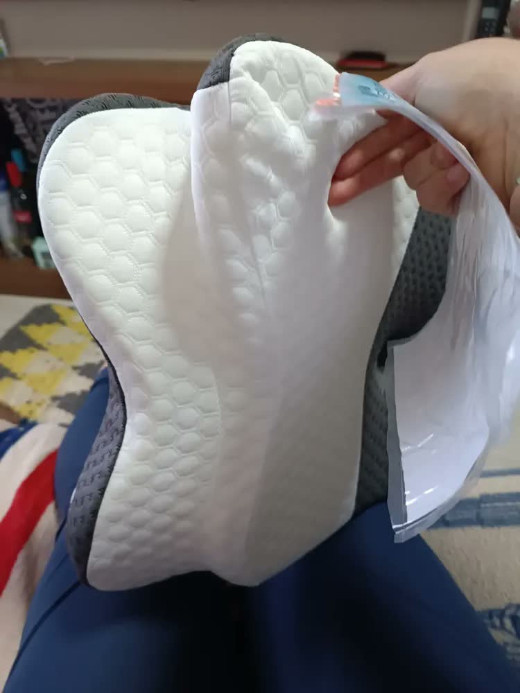 foto de Travesseiro Ortopédico Cervical Antirronco White-gray