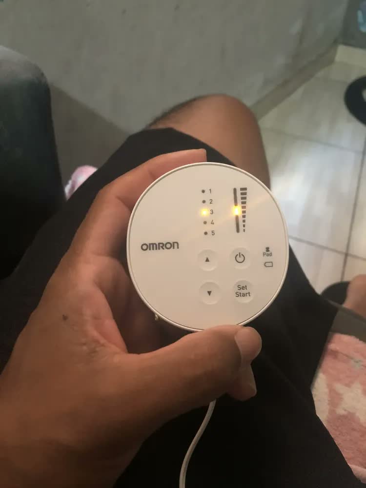 foto de Massageador De Eletroterapia Tens Hv-f013 Omron Branco