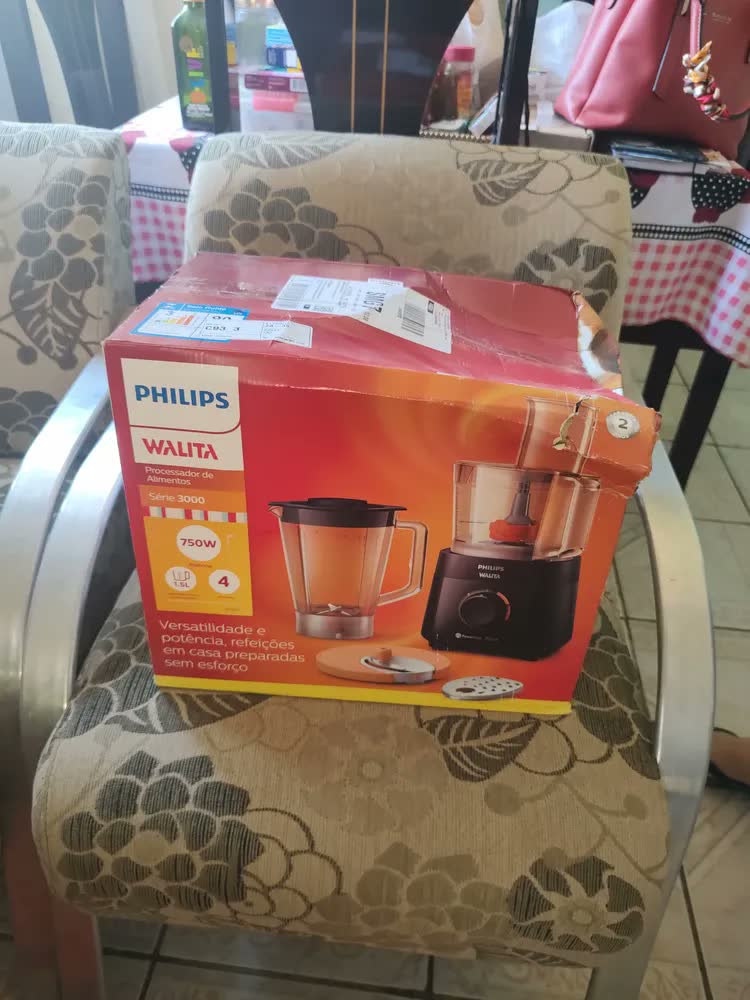 foto de Processador Philips Walita powerchop ri7301 750w capacidade 1,5 litros preto